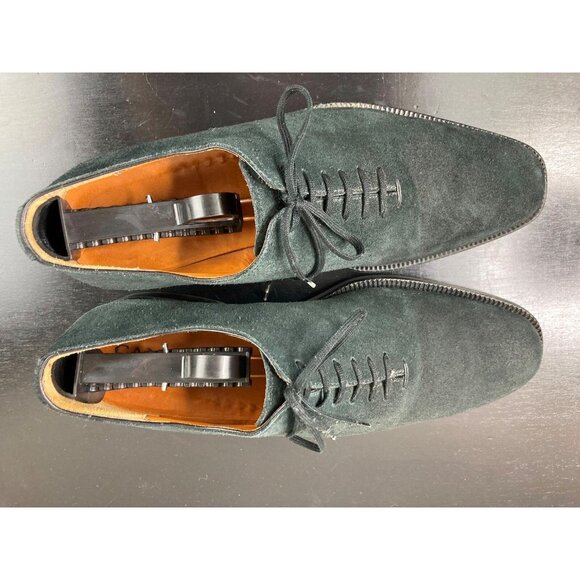 Canali Black Suede Oxfords 7